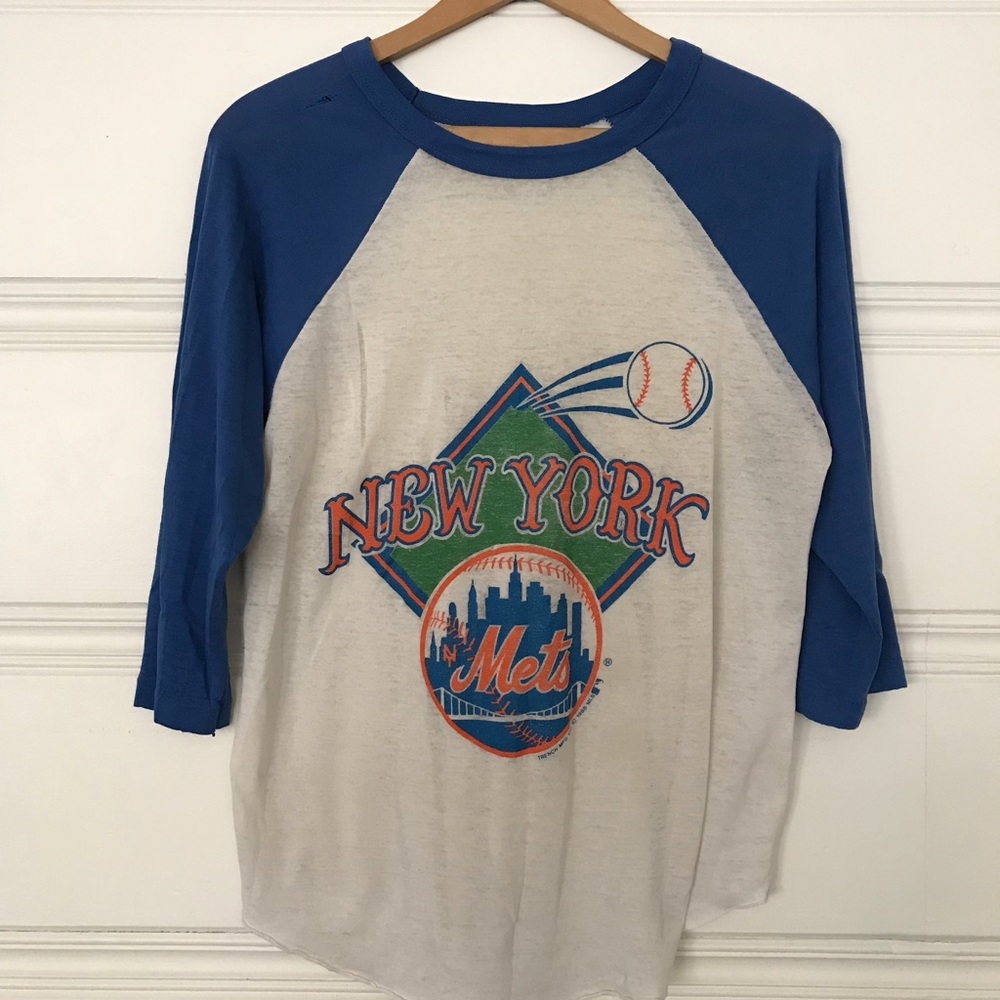 Vintage New York Mets Raglan Sleeve T-Shirt